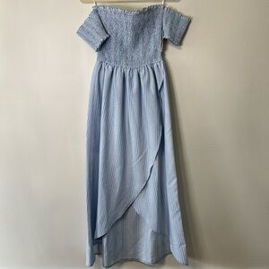 After Market Blue Striped Dress